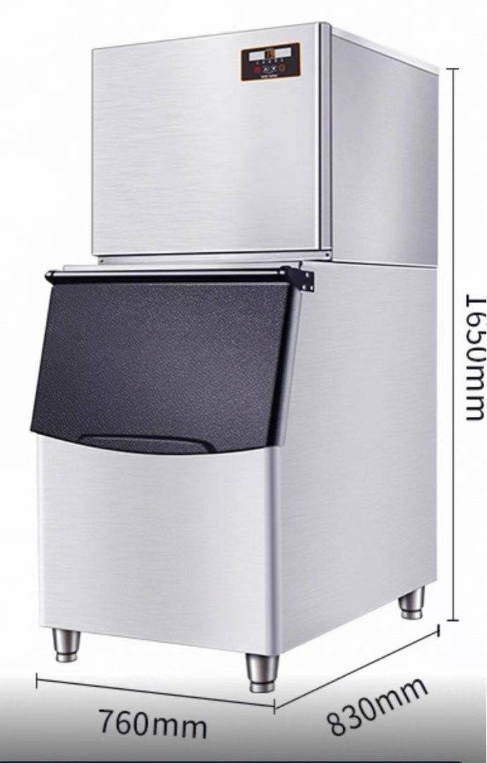 Commercial Stainless Steel Ice Maker Machine (Category: Industrial Equipment) located in Makati City. Submitted by rossiechen (Listing ID 1449083030, Image 1). Description: Naixer Ice Cube Maker 234 ice trays Production capacity : 400kgs per 24 hours - Commercial Ice Maker - Durable Stainless Steel Construction - Dimensions: 760mm (W) x 830mm (D) x 1650mm (H) - Ideal for Businesses Requiring Consistent Ice Supply - User-Friendly Digital Display P
