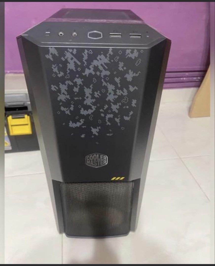 Cooler Master Computer Case with HP 80 Plus Bronze Power Supply