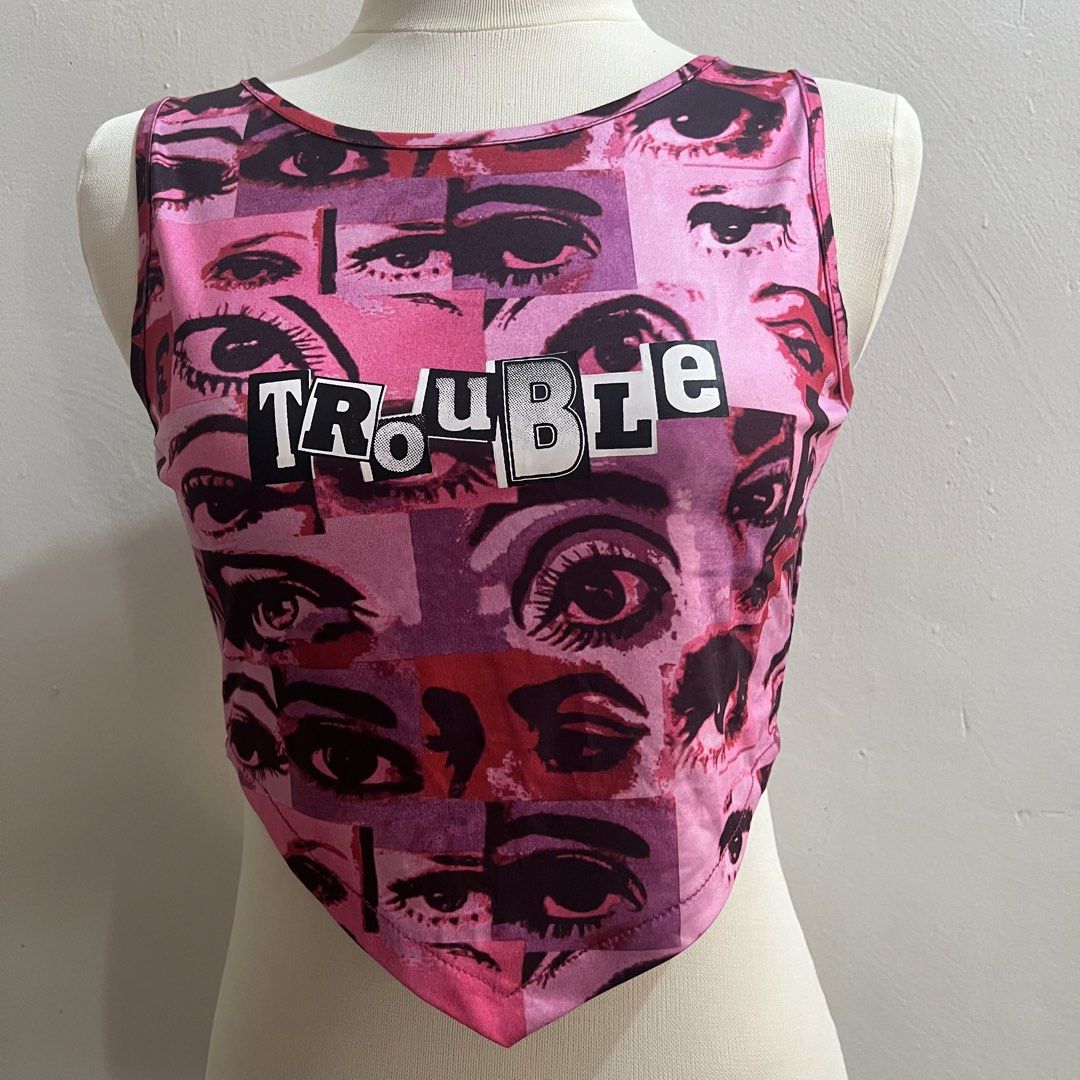 Crop Top (Category: Others Tops) located in Pasay City. Submitted by annedeclutter (Listing ID 1448933078, Image 2). Description: Size: Small RFS: Declutter 📍Pasay City 🛵Lalamove and Orange CO.