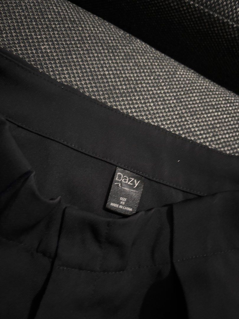 Dazy Black Wide Leg Pants Size XS (Category: Other Bottoms) located in Makati City. Submitted by authenticats (Listing ID 1449024723, Image 3). Description: - Brand: Dazy - Color: Black - Style: Wide leg pants - Size: XS - Origin: Made in China - Features: Flowy, comfortable, lightweight fabric - Versatility: Great for casual wear or dressing up, easy to pair with different tops - Condition: Please check photos for exact details.