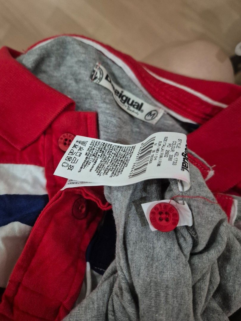Desigual Polo Shirt (Category: Tshirts & Polo Shirts ) located in Pasay City. Submitted by bbearyoon (Listing ID 1448897864, Image 3). Description: Brand new without Tags Med on tag Armpit to armpit: 19 in Length:27 in DM for any questions😊.