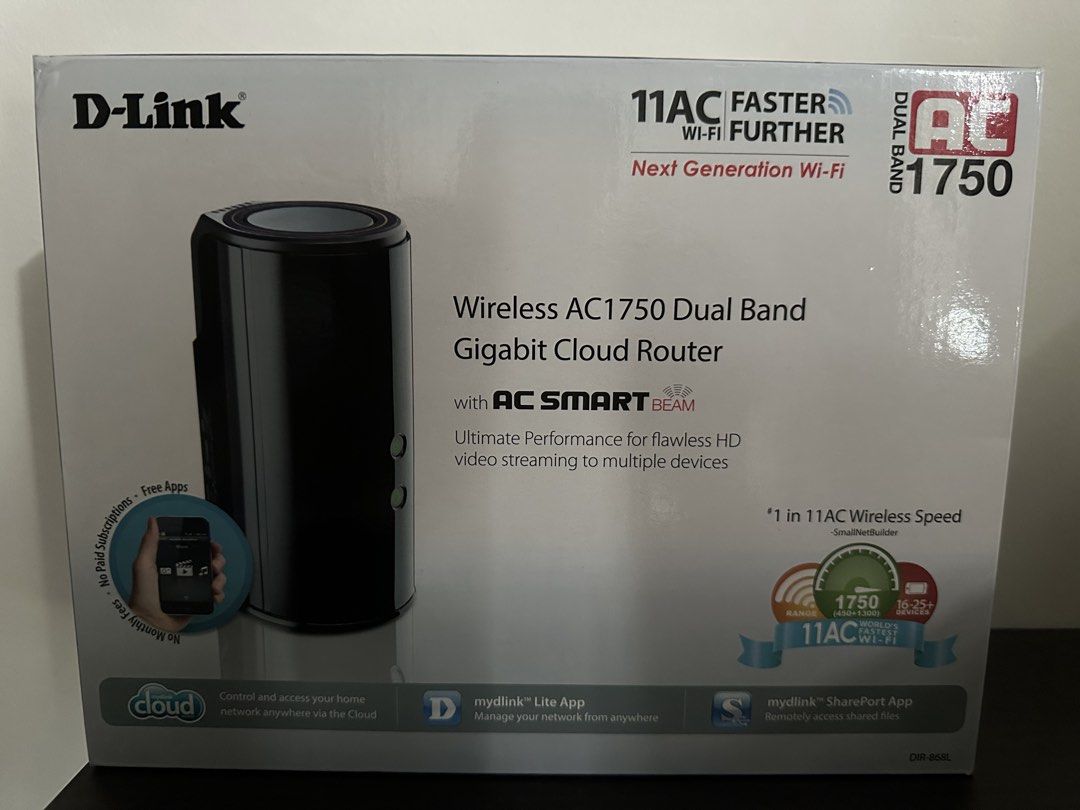 D-Link AC1750 Dual Band Gigabit Cloud Router DIR-868L