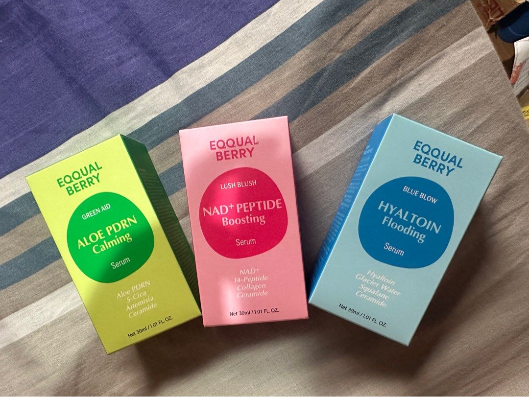 Eqqualberry Serum-Original (Category: Face Care) located in Subic. Submitted by misswais (Listing ID 1448913641, Image 2). Description: Original EqqualBerry Serum Expiration date is 2028 Any 3 for 1,000 only! 😍.
