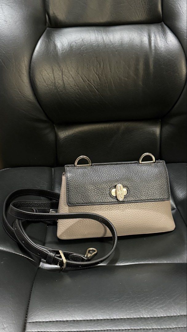 Furla sling bag (preloved; guaranteed authentic) (Category: Luxury Bags & Wallets) located in Manila. Submitted by anne_r23 (Listing ID 1449092736, Image 1). Description: can fit an iphone pro comes with dustbag.