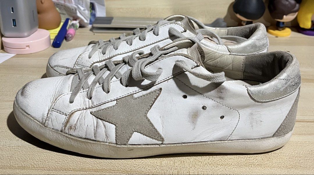 Golden Goose Super-Start Sneakers (Category: Casual Shoes) located in Tayabas. Submitted by fu_taba01 (Listing ID 1449018110, Image 1). Description: Rfs: Decluttering Men Size: US 8 / EU 41 Sign of Usage.