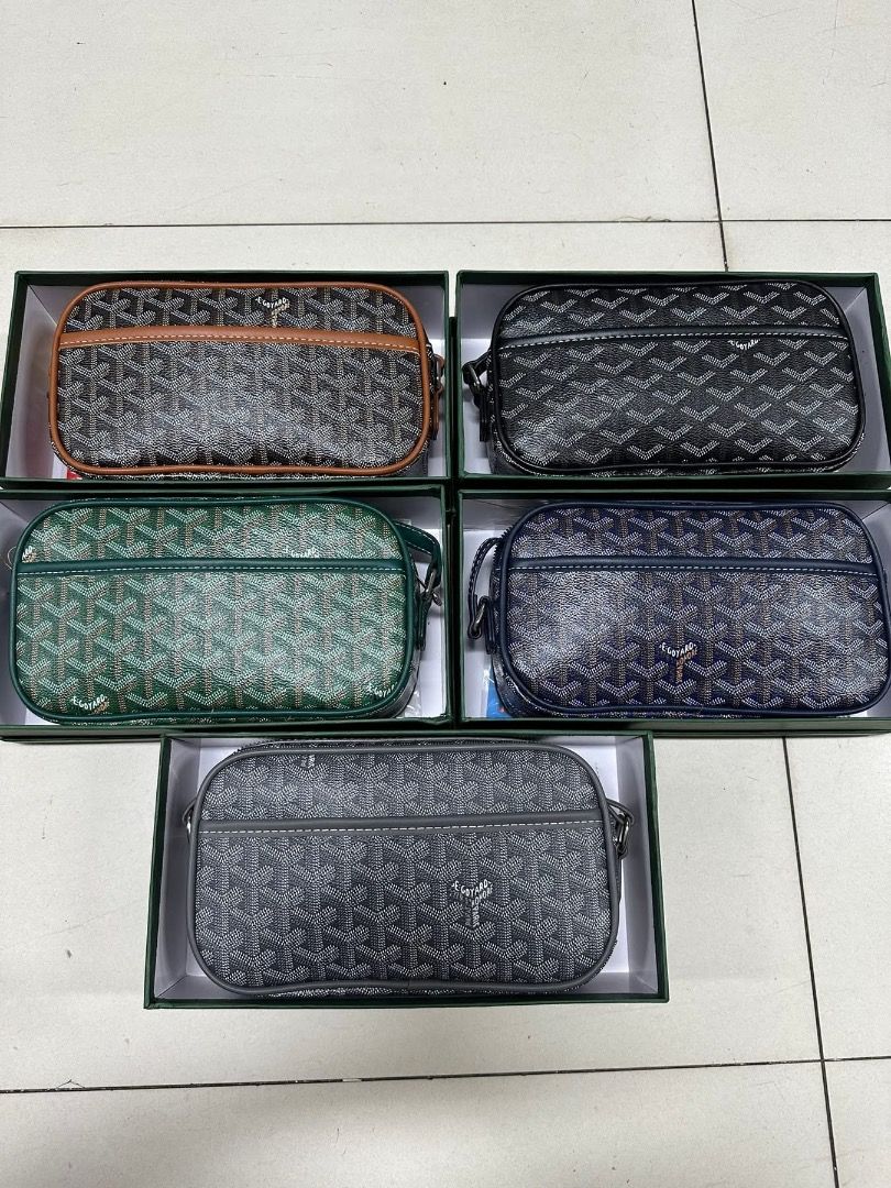 Goyard Cap-Vert PM Bag (Category: Luxury Bags & Wallets) located in Manila. Submitted by luminouseluxe (Listing ID 1449072510, Image 1). Description: Goyard’s signature Goyardine coated canvas and an adjustable leather strap..
