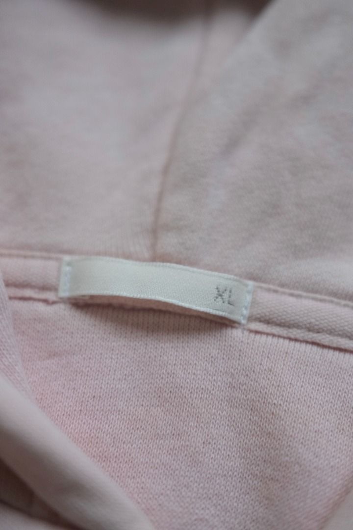 GU Pink Zip-Up Hoodie (Category: Coats, Jackets and Outerwear) located in Naga. Submitted by billysstuff (Listing ID 1448994123, Image 3). Description: - GU Pink Zip-Up Hoodie - Size: XL - Material: Cotton Blend - Condition: Has a small hole on the front and some faint marks (please check photos for details) - Perfect for casual wear.