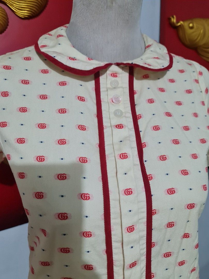 Gucci Jacquard cream wool blend (Category: Luxury Apparel) located in Angeles City. Submitted by reallygraceful (Listing ID 1449020851, Image 3). Description: GUCCI JACQUARD CREAM WOOL BLEND 🍓Good Condition 🍓No Flaws 🍓GUCCI kids pero pwede hangang Medium Frame NO LOW-BALLING ‼️.