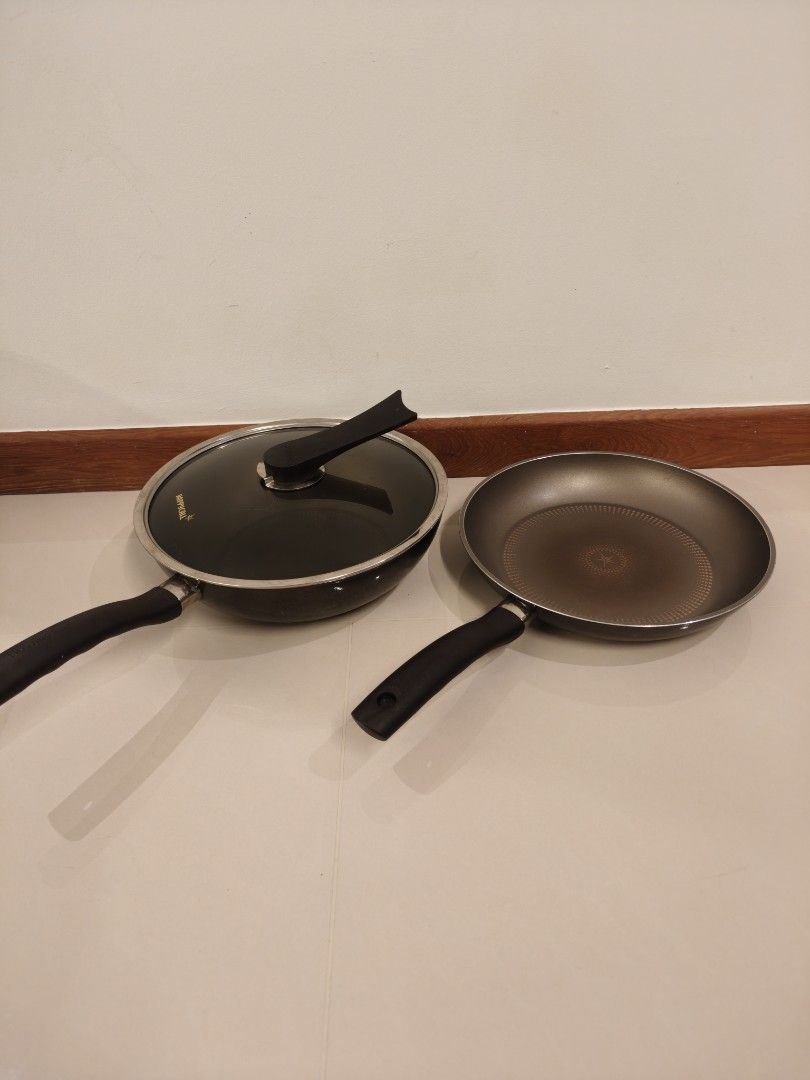 Happycall Wok and Frying Pan Set with Lid
