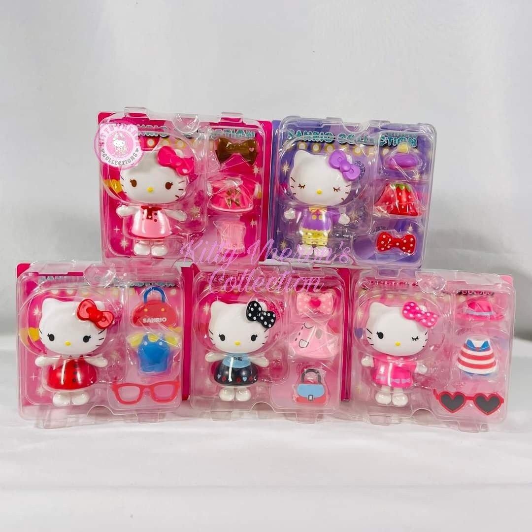 Hello Kitty Fashion Doll Sets - Multiple Outfits & Accessories (Category: Kids Toys) located in Manila. Submitted by vheronelunio24 (Listing ID 1449096973, Image 1). Description: - Kitty Fashion Doll Sets - Includes Kitty doll with multiple outfits and accessories - Perfect for Kitty fans and collectors - Ideal for imaginative play - All items are in their original packaging.