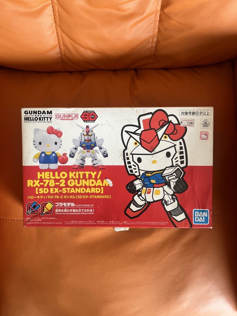 Hello Kitty RX-78-2 Gundam SD EX-Standard Model Kit (Category: Gundam & Model Kits) located in Quezon City. Submitted by hideonbush.owl (Listing ID 1448932729, Image 1). Description: - Kitty x RX-78-2 Gundam SD EX-Standard Model Kit - Includes both Kitty Gundam and RX-78-2 Gundam figures - Great for collectors and fans of both franchises - Made in Japan.