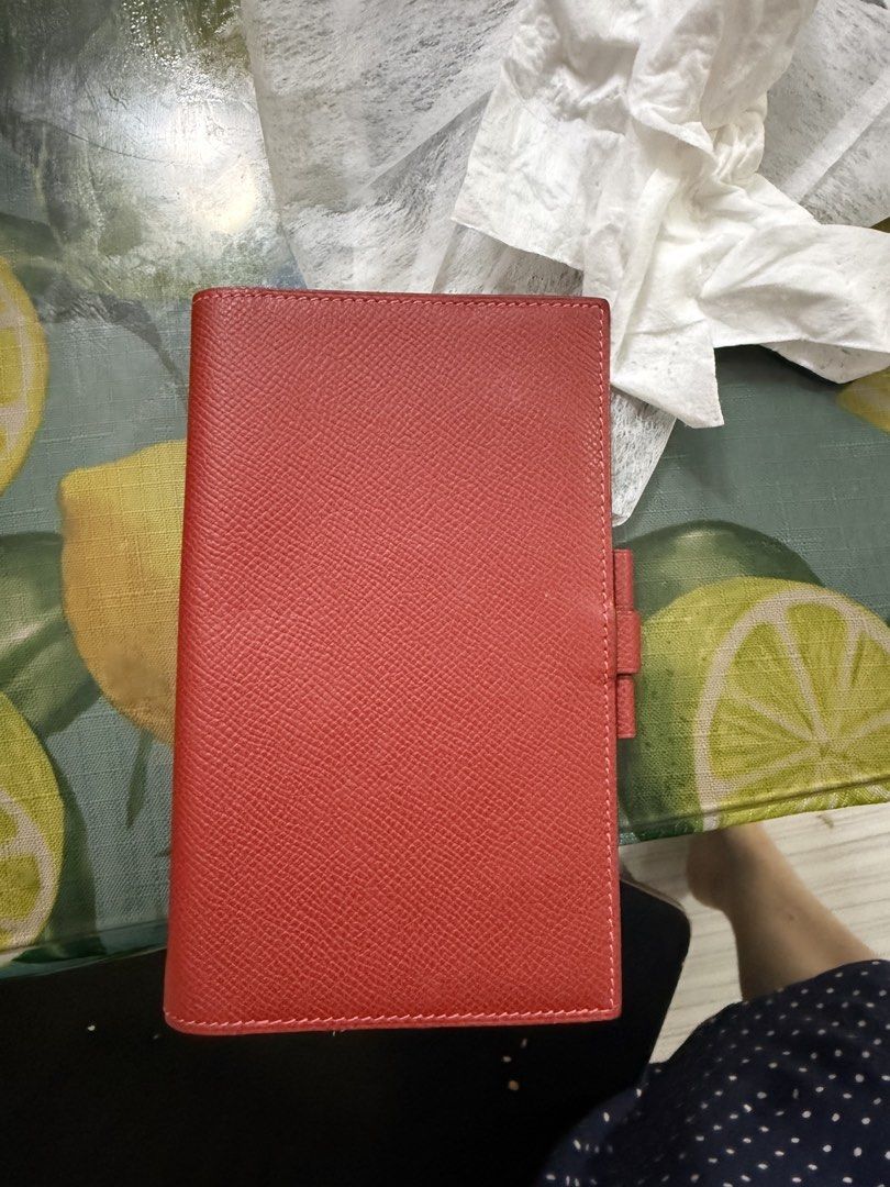 hermes agenda vision ruby notebook cover (Category: Luxury Bags & Wallets) located in Taguig. Submitted by maicacu90 (Listing ID 1449104608, Image 3). Description: Authentic H3RM3s Agenda Vision Ruby Notebook fits passport shipping fee covered by buyer PM if interested. .