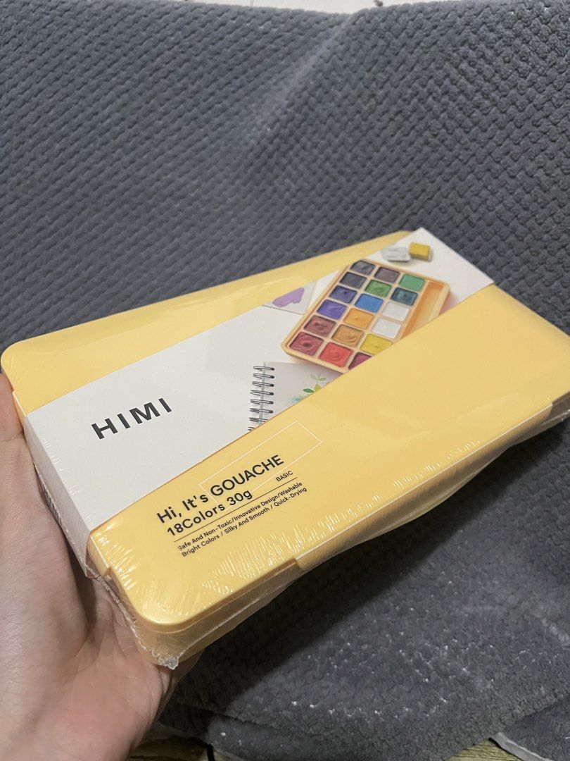 HIMI Gouache 18 Colors 30g Basic Set (Category: Art & Prints) located in Quezon City. Submitted by earthtodior (Listing ID 1448913577, Image 1). Description: - HIMI, It's Gouache Paint Set - Basic Set: 18 vibrant colors - Each color: 30g - Safe & Non-Toxic - Innovative, Washable Formula - Silky Smooth Application - Quick-Drying - Perfect for artists of all levels.