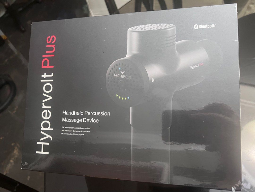 Hypervolt Plus Handheld Percussion Massage Device (Category: Massage Devices) located in Makati City. Submitted by yourgall_stoni (Listing ID 1448907435, Image 1). Description: Hypervolt Plus massage gun (box unopened, never used) orig price: 330usd (~20k) - Relieves muscle soreness and stiffness - Aids in warm-up and recovery - Promotes circulation - Powerful 90W brushless motor with Quiet Glide technology - 3 speed settings - Includes 5 head at
