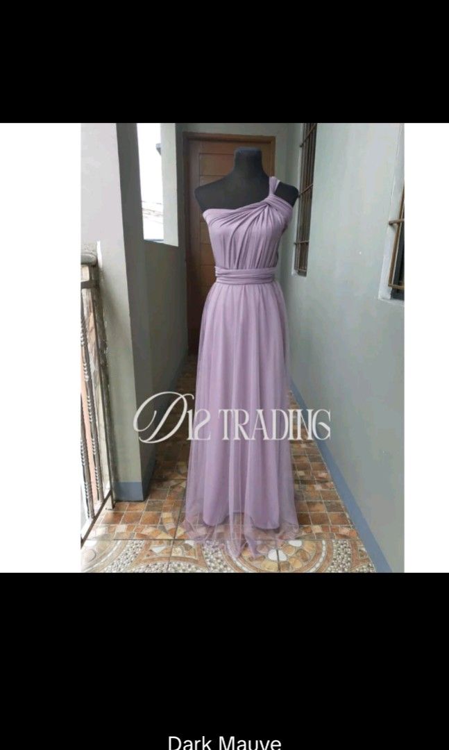 Infinity Dress Dark Mauve Color (Category: Evening dresses & gowns) located in Cavite. Submitted by calix0613 (Listing ID 1448907450, Image 1). Description: .