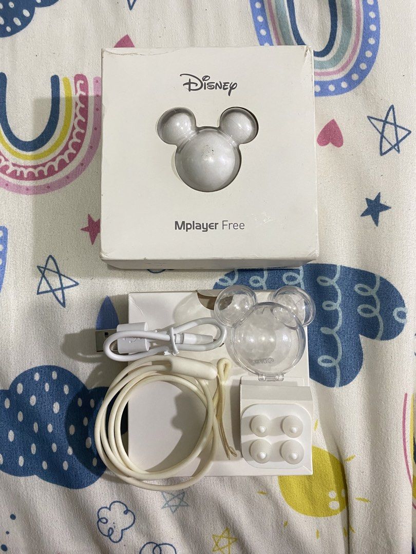 iriver Disney Mplayer Free (Category: Earphones) located in Binan City. Submitted by nikkii_ (Listing ID 1449076911, Image 1). Description: iRiver Disney Mplayer Free Bluetooth Earbuds Php 1,000 Features: •Bluetooth connectivity •Compact charging case •Smart touch control (play/pause/skip) •Compatible with android & ios •Play time: ~4-5 hours (up to 15 hrs with case) Inclusions: •Protective case •Extra buds •Type c charger •Replacement buds •Box 