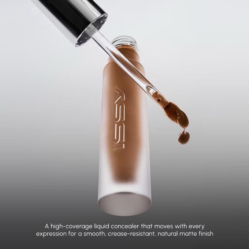 Issy Fluid Flex Concealer (Category: Makeup) located in Quezon City. Submitted by auntie.cart (Listing ID 1448967992, Image 2). Description: - bought for 599php srp at issy SMNE Booth - shade: NM3 - swatched few but unfortunately it wasnt my shade - still with box .