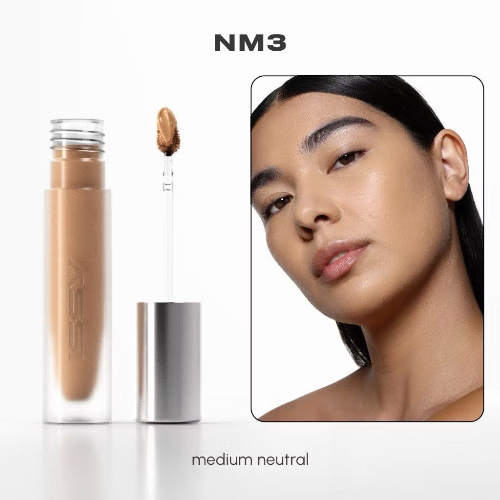 Issy Fluid Flex Concealer (Category: Makeup) located in Quezon City. Submitted by auntie.cart (Listing ID 1448967992, Image 1). Description: - bought for 599php srp at issy SMNE Booth - shade: NM3 - swatched few but unfortunately it wasnt my shade - still with box .