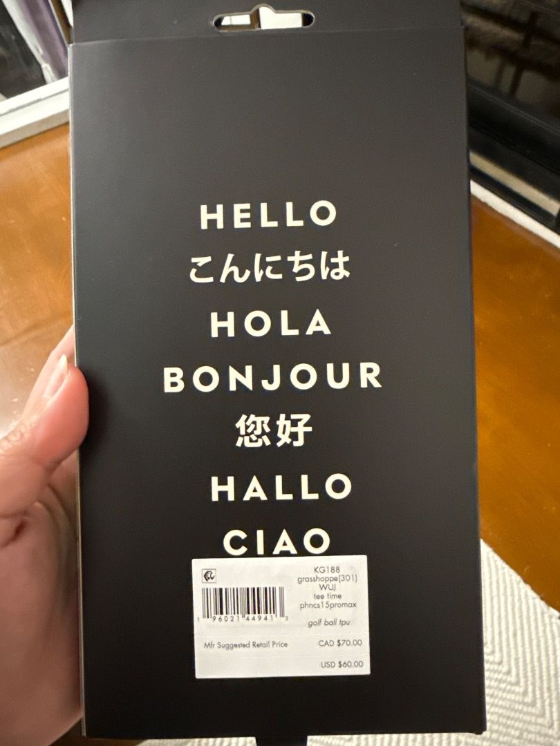 Kate Spade iphone 15 promax case (Category: Cases & Sleeves) located in Manila. Submitted by zealbear_602543 (Listing ID 1449069163, Image 2). Description: Selling Brand New Kate Spade iPhone 15 Pro Max case. Bought the case for the wrong model. Didnt notice. Never used. There are like 6 golf balls that you can play around in the case itself..