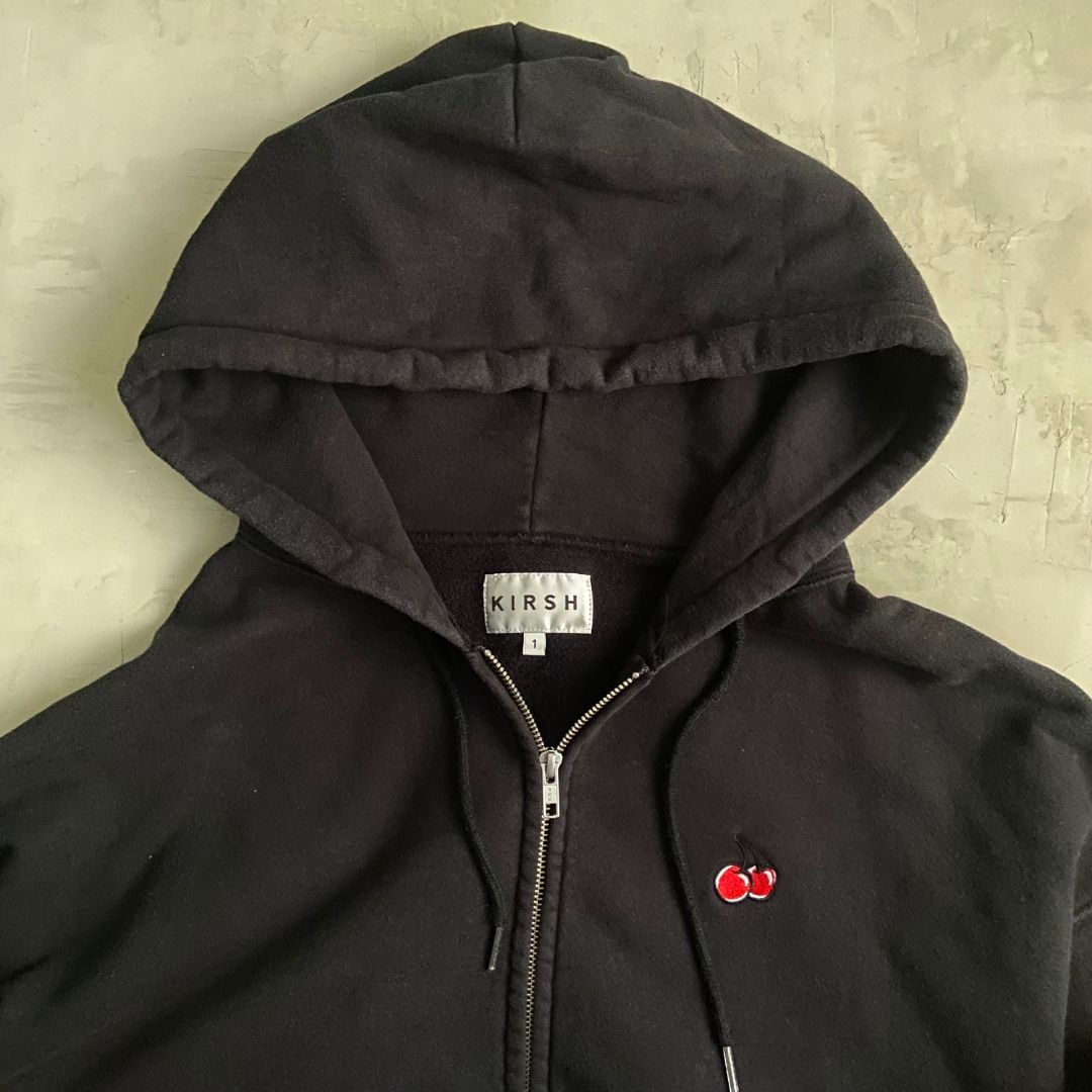 Kirsh Cherry Zip-Up Hoodie (Category: Coats, Jackets and Outerwear) located in Pasig City. Submitted by precycled_ (Listing ID 1448969484, Image 2). Description: Code : Kirsh Cherry Zip-Up Hoodie Size : 1 - 27.5 inches L x 22.5 inches W Condition : 8.0/10 Price : 399 php Issue : Hole . . . ‼️BUY AT YOUR OWN RISK ❗Payment First Basis 📌Be 100% SURE before submitting the form 📌1 DAY Reservation ONLY! ❌No Pick-up / No Meet up ❌No RETURN / EXCHANGE 