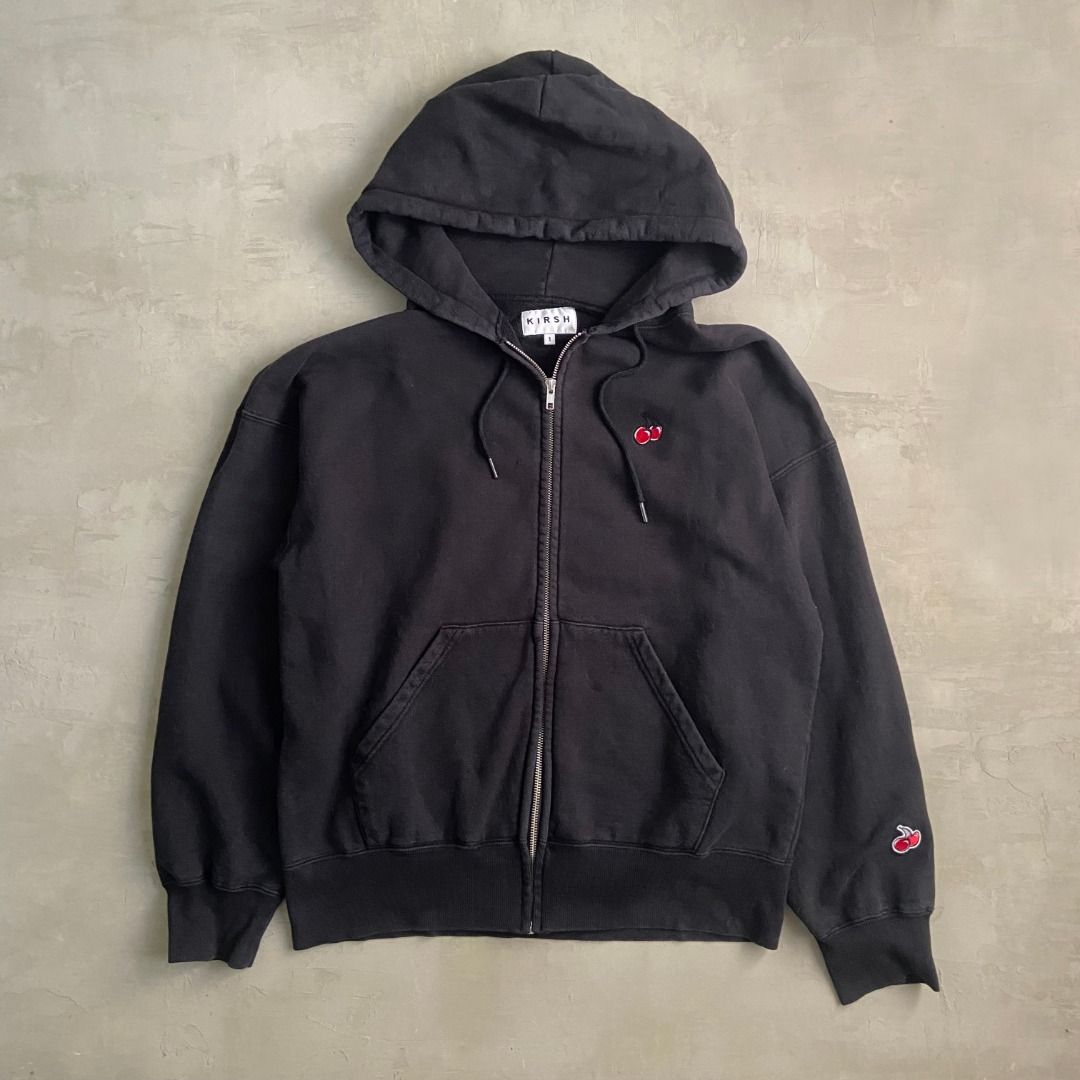 Kirsh Cherry Zip-Up Hoodie (Category: Coats, Jackets and Outerwear) located in Pasig City. Submitted by precycled_ (Listing ID 1448969484, Image 1). Description: Code : Kirsh Cherry Zip-Up Hoodie Size : 1 - 27.5 inches L x 22.5 inches W Condition : 8.0/10 Price : 399 php Issue : Hole . . . ‼️BUY AT YOUR OWN RISK ❗Payment First Basis 📌Be 100% SURE before submitting the form 📌1 DAY Reservation ONLY! ❌No Pick-up / No Meet up ❌No RETURN / EXCHANGE 
