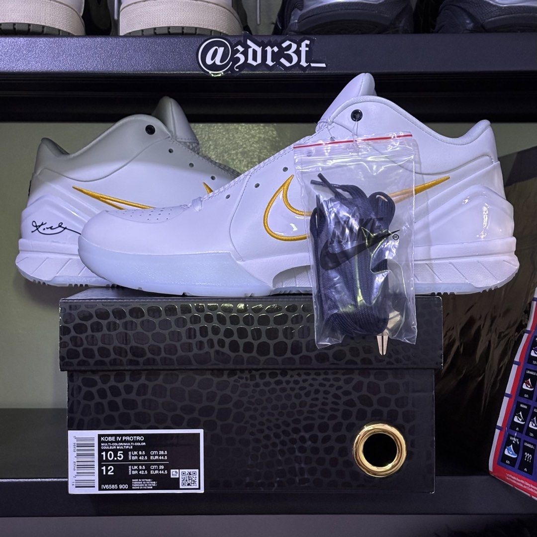 Kobe 4 Protro Draft Pack (#10 Indiana Pacers) (Category: Sneakers) located in Bulacan. Submitted by zdref_ (Listing ID 1449010537, Image 2). Description: DECLUTTER/TRADE (10-10-5 ONLY) Kobe 4 Protro Draft Pack (#10 Indiana Pacers) BNDS 10.5 | Box, Papers, and Titan Receipt (Local Release) ₱13,000 Meet-up, Lalamove, J&T, or LBC.