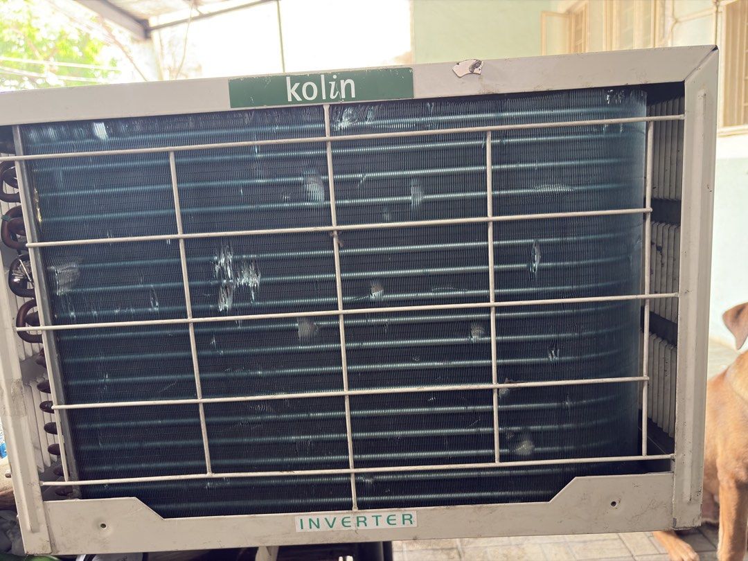 Kolin Window Type Inverter Aircon KAG-110RSINV (Category: Air Conditioning and Heating) located in Marikina City. Submitted by cephasbrothers (Listing ID 1448921838, Image 3). Description: - Kolin Window Type Inverter Air Conditioner - Model: KAG-110RSINV - Capacity: 1 hp - Voltage: 230 volts - Condition: Works well, has some dust and minor scuffs from previous use. - Reason for Selling: No longer needed. - Benefit: Great for cooling down rooms. 