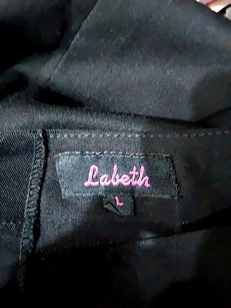 Labell Black Pencil Skirt Size L (Category: Skirts) located in Manila. Submitted by ramcyanthony (Listing ID 1449062703, Image 2). Description: - Brand: Labell - Color: Black - Style: Pencil Skirt w back slit - waist 14-15in length 21in - Size: L - Design: Simple and classic - Occasion: Work or smart casual - Features: Easy to pair with different tops.