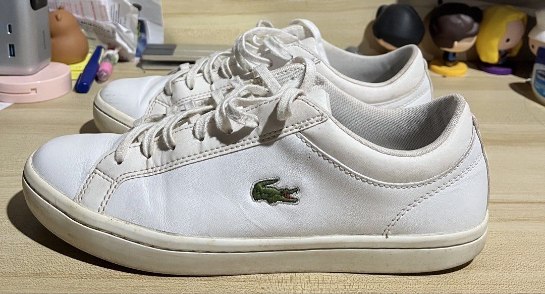 Lacoste Straightset Sneakers (Category: Casual Shoes) located in Tayabas. Submitted by fu_taba01 (Listing ID 1449018657, Image 1). Description: Men Size: UK 7 / EU 40.5 / US 8 Sign of Usage.