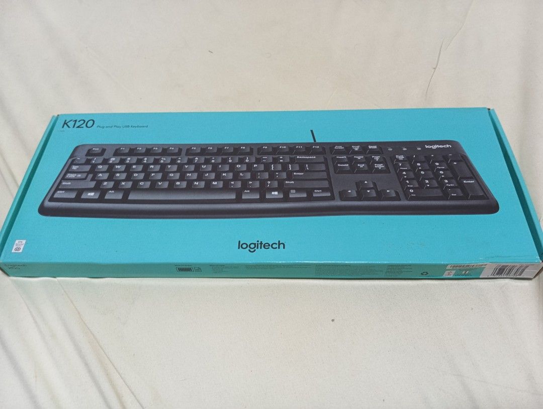 Logitech K120 USB Wired Keyboard (Never used)506839348628705282