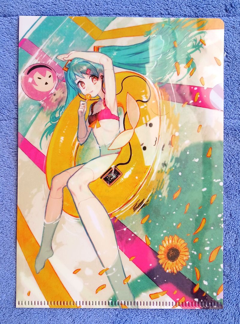 Miku Hatsune Vocaloid A5 Clear File Folder Type C (Category: Stationery & School Supplies) located in Iloilo. Submitted by jrmagallanes78 (Listing ID 1449050169, Image 2). Description: A5 size clear file folder featuring anime Vocaloid Miku Hatsune. Item is UNSEALED and in EXCELLENT condition. Dimensions: A5 size, approx 155mm x 218mm Material: plastic Item condition grading: EX (EXCELLENT) - unsealed, no readily visible damage to surface or edge