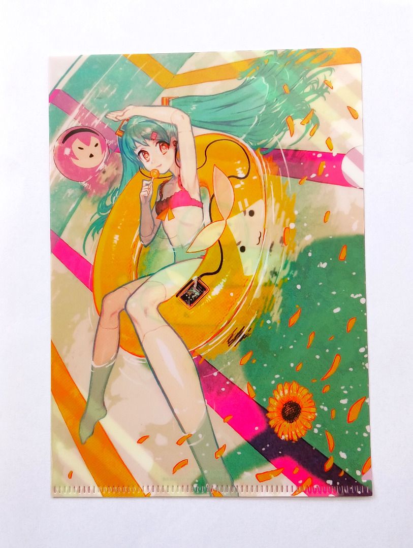 Miku Hatsune Vocaloid A5 Clear File Folder Type C (Category: Stationery & School Supplies) located in Iloilo. Submitted by jrmagallanes78 (Listing ID 1449050169, Image 1). Description: A5 size clear file folder featuring anime Vocaloid Miku Hatsune. Item is UNSEALED and in EXCELLENT condition. Dimensions: A5 size, approx 155mm x 218mm Material: plastic Item condition grading: EX (EXCELLENT) - unsealed, no readily visible damage to surface or edge