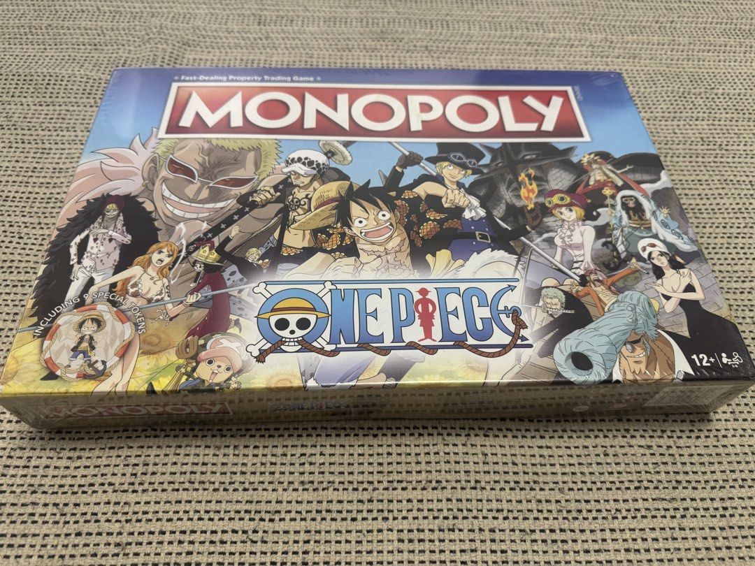 Monopoly One Piece Edition Board Game (Category: Board Games & Puzzles) located in Muntinlupa City. Submitted by jay826 (Listing ID 1448929637, Image 2). Description: - Monopoly board game, One Piece edition - Features characters from the anime - Great for fans of One Piece and Monopoly - Play with friends and family - Collect properties and bankrupt opponents - Fun for game nights Gcash payment.
