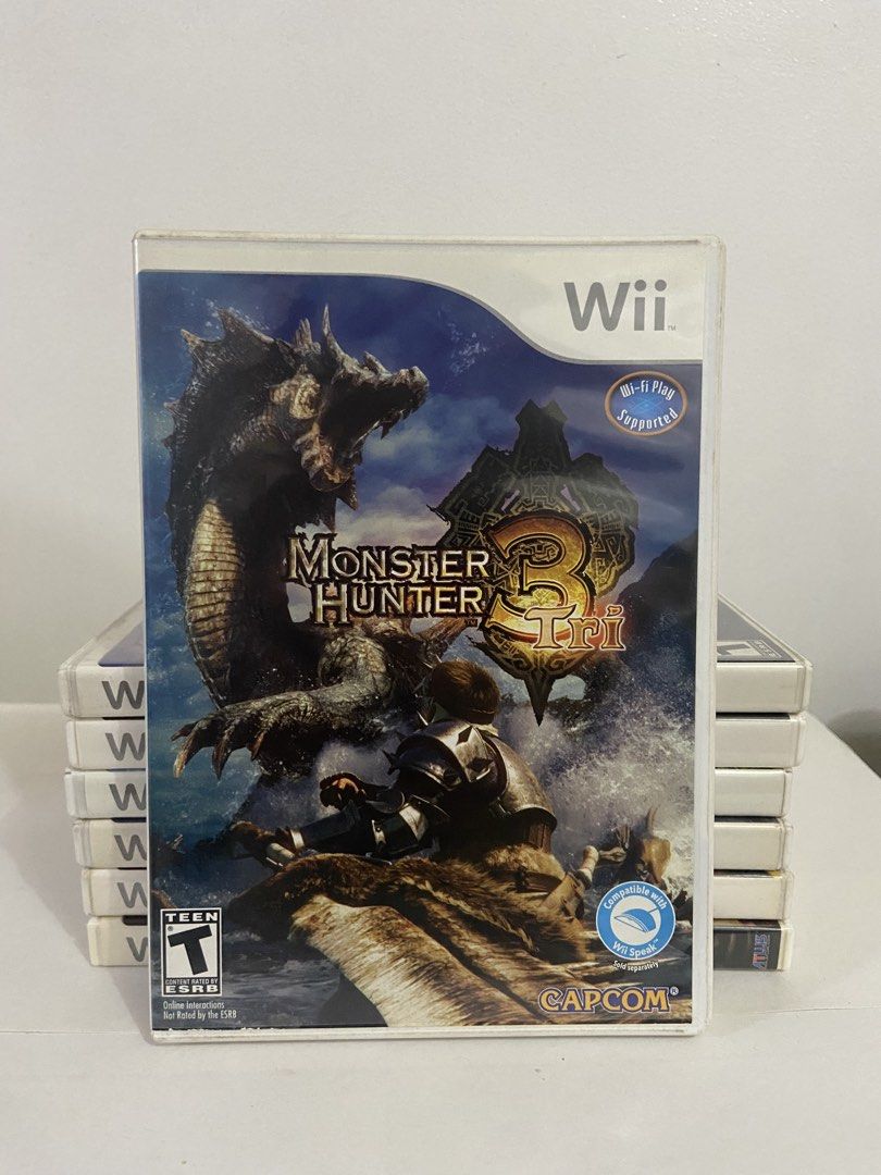 Monster Hunter Tri Wii Game (Category: Nintendo) located in Paranaque City. Submitted by millictea (Listing ID 1448955870, Image 1). Description: - Monster Hunter Tri for Nintendo Wii - Join the hunt solo or with up to 4 players online - Supports Wii Remote Plus and Classic Controller - Exciting action-adventure gameplay MOP: GCash/GoTyme/Maya/MariBank.