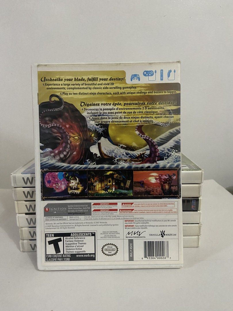 Muramasa The Demon Blade Wii Game (Category: Nintendo) located in Paranaque City. Submitted by millictea (Listing ID 1448953349, Image 2). Description: - Wii Game: Muramasa The Demon Blade - Publisher: Ignition Entertainment - Rating: T for Teen - Includes: Original Case and Manual - Genre: Action MOP: GCash/GoTyme/Maya/MariBank.