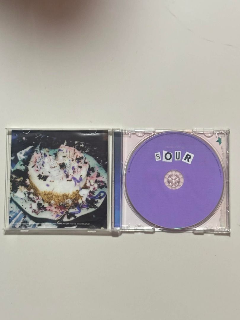 Olivia Rodrigo - Sour CD with Poster and Inserts (Category: CDs & DVDs) located in Batangas. Submitted by chin_14 (Listing ID 1449048647, Image 2). Description: - Olivia Rodrigo Sour CD album - Includes original case - Large folded poster included - Lyric sheets and photo inserts - Great for any Olivia Rodrigo fan.