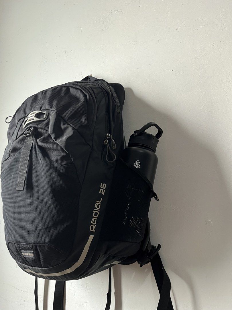 Osprey Radial 26 daypack (Category: Backpacks) located in Cagayan de Oro. Submitted by vigo999 (Listing ID 1448938923, Image 2). Description: Osprey Radial 26 daypack Black 26 Condition: 9/10 Color rate: 9/10 Issue: Faded logo but its okay magagamit padin at solid .