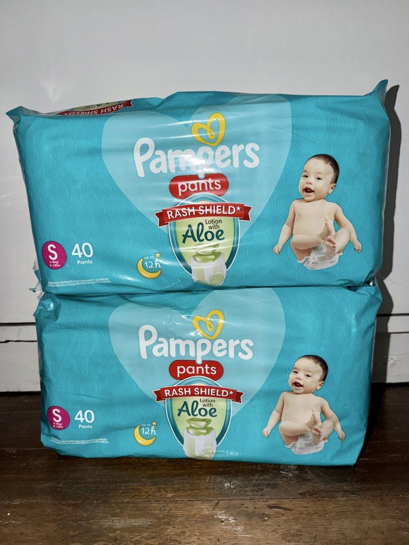 Pampers Baby Pants (Category: Diapers & Baby Wipes) located in Manila. Submitted by mamamiaaaaa27 (Listing ID 1448906801, Image 1). Description: Size: Small (4-8kg) 1 pack only - sealed and unopened Same day shipping available via Grab or Lalamove c/o buyer Price: ₱ 400 Location: Pasig/Cainta RFS: Gave my baby rashes.