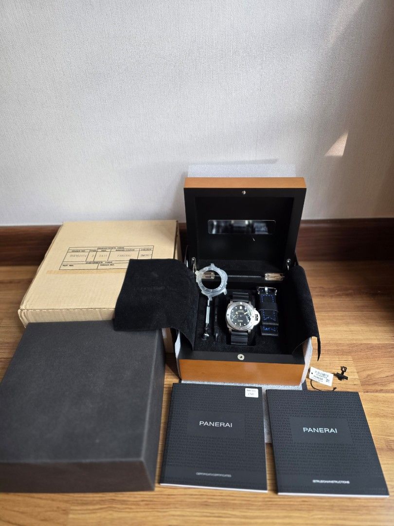 Panerai Luminor Submersible 1950 3d Auto Titanium *PAM305 (Category: Watches) located in Kuala Lumpur. Submitted by yangkw (Listing ID 1448912209, Image 2). Description: Product detail as below Panerai Luminor Submersible 1950 3d Auto Titanium *PAM305 Full set as per picture Ref PAM00305 Case size 47mm Movement Auto Calibre P.9000 Power Reserve Approximately 3days Year 2016 Retail Price Approx NA My Price: RM18,999 Condition 9/10 Item include : C