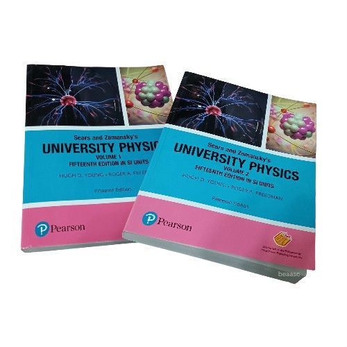 Pearson University Physics Volume 1 and 2 15th Edition Book (Category: Textbooks) located in Manila. Submitted by elaxoxo (Listing ID 1449052849, Image 1). Description: Pearson University Physics Volume 1 and 2 Book Author: Sears and Zemansky's | 15th Edition P600 each, P1000 if take both Loc: Malabon / Manila / Makati MOP: Gcash / BPI MOD: Lalamove Condition: - Barely used - No marks or any annotations in any pages - Only a tiny wrinkle on the e