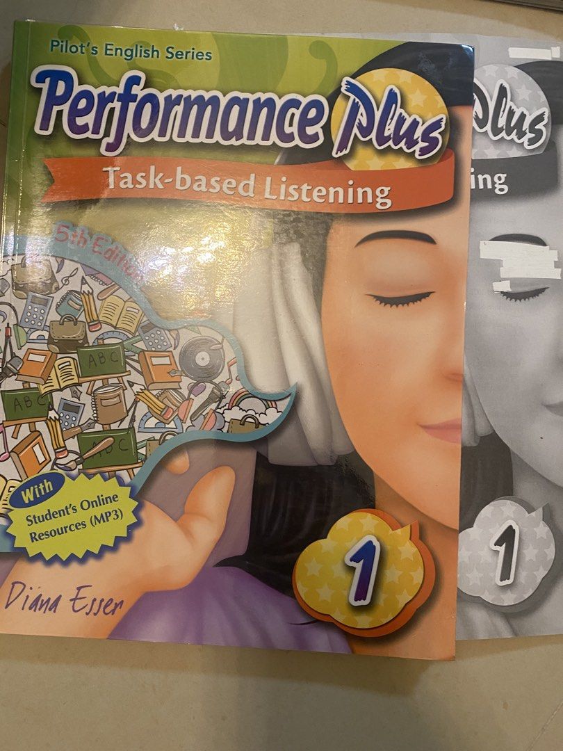 Performance Plus Task based listening （分類：教科書）位於 Hong Kong。 由 kokosum 提交（商品編號 1449041590，圖片 1）。簡介： Pilot Publishing 出版嘅 Task-based Listening Level 1 練習書，第五版。ISBN係 978-988-8652-28-0。適合想提升聽力嘅朋友。 有2本， 1/ 寫咗大約五至六頁 $90 2/ 寫咗大約15頁至18頁$60。