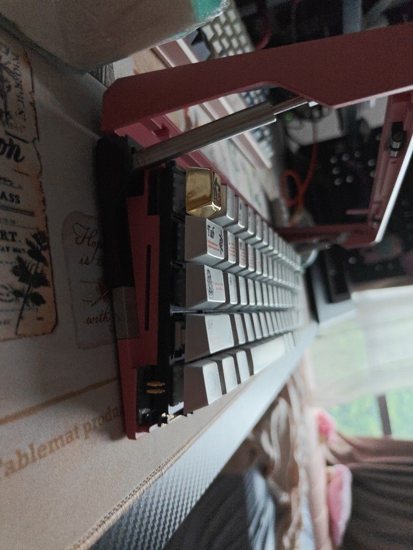 Pink 60% Mechanical Keyboard with Custom Keycaps506319758815416328