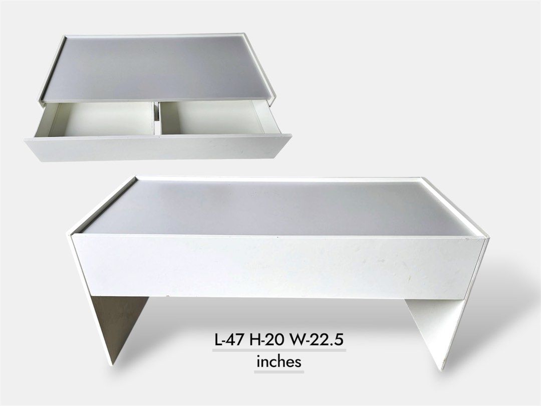 Play Table | Kids Table (Category: Tables & Sets) located in Quezon City. Submitted by ledamadel (Listing ID 1448917160, Image 1). Description: Center Table ‼️₱3800‼️ ✔L-47 H-20 W-22.5 inches 📏 ✔️1 Multi Drawer 🗄 ✔Laminated 🔖 ✔️Compress & Mdf! 💢 ✔Scratches As-is! 👌 Location: 40 Aplaya St Napocor Vill. Tandang Sora Quezon City. For inquiry please Pm us or Call. 09066885859 Please like our page thanks! 👇👇👇👇 KMA O’shop #japansurplus #kmaosh