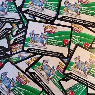 Pokemon Code Cards (Category: Raw Cards) located in Singapore. Submitted by collectobroke (Listing ID 1448909764, Image 1). Description: 1 for 50c 10 for $4 100 for $35 all for $50.