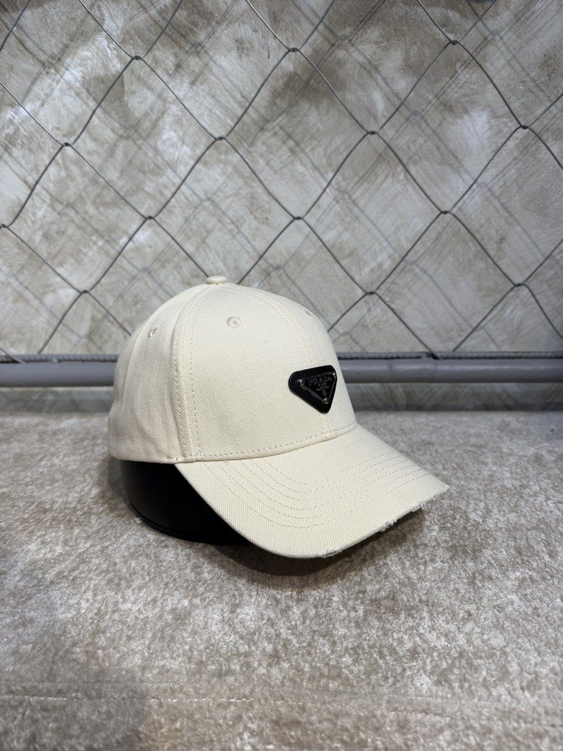 Prada Milano Baseball Cap Beige (Category: Caps & Hats) located in Manila. Submitted by ardobe.mnl (Listing ID 1448955069, Image 1). Description: Good asnew No issue.