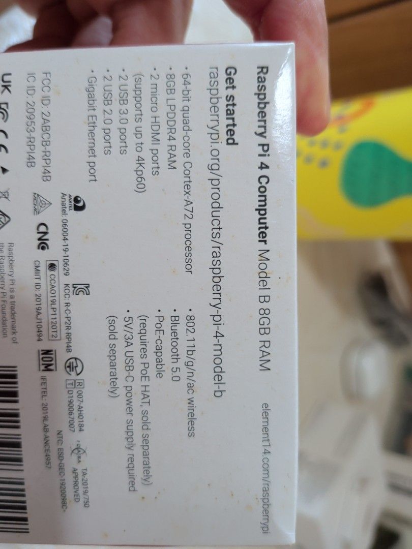 Raspberry Pi 4 8GB RAM Canakit (BNIB)506449101587763201