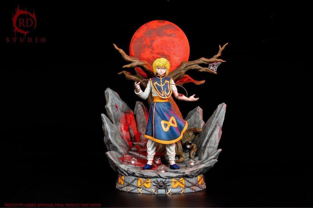 RD studio Kurapika 1/4 Scale (Category: Figurines & Statues) located in Manila. Submitted by gencollectibles (Listing ID 1448927515, Image 1). Description: Missing plate and styro Box only 2 Big Styro Box.