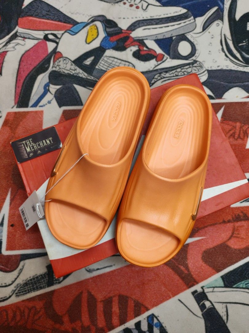 ReactX Rejuven8 Campfire Orange (Category: Slippers & Slides) located in Marikina City. Submitted by tm_harley (Listing ID 1449085657, Image 1). Description: 🚨ReactX Rejuven8 "Campfire Orange" Size 9 Men's ✅2,595 pesos only!!❌3,595 SRP Send a DM for inquiries 📩 FB: Harley Villa FB Page: The Merchant - Kicks and Collectibles 📌Marikina City Location.