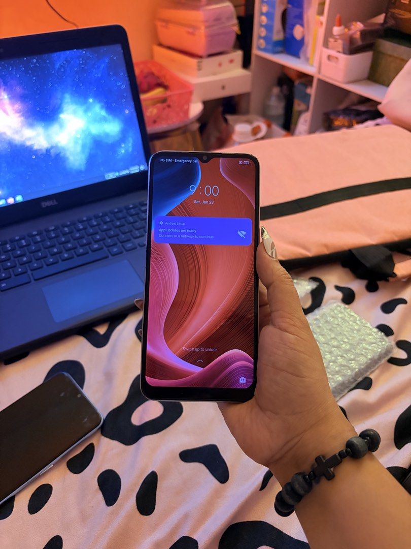 realme 6i (Category: Realme) located in Manila. Submitted by paulatomagan (Listing ID 1449088534, Image 1). Description: 💕💕REALME 6I 3/64GB 💚 P2,299 only !!! meron po dents scrarch only s likod ✅Specs: 📲 6.5 inches 📲 Helio G80 📲 3GB ROM 📲 64GB RAM 📲 Main cam: 48mp + 8mp + 2mp + 2mp 📲 Selfie cam: 16mp 📲 Fingerprint (Rear-mounted) 📲 5000 mAh battery Good for daily used Free charger mandaluyong area lalamove and cod can do ❤️.