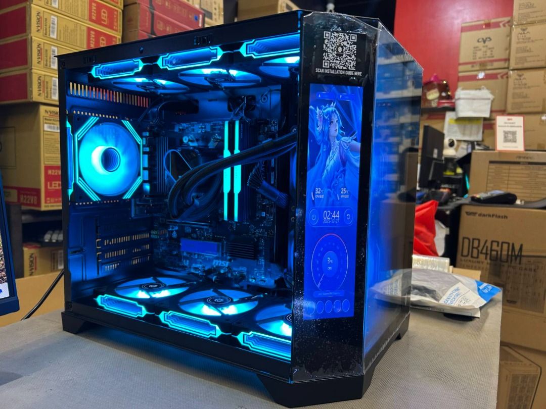 RYZEN 7 5700G WITH AIO COOLER (Category: Desktops) located in Caloocan City. Submitted by mightydolphin.5bd49c (Listing ID 1448915404, Image 1). Description: RYZEN 7 5700G PC SET WITH AIO COOLER AND RGB CASE R7 5700G 16GB DDR4 3200MHZ LEXAR 1TB SSD 1ST PLAYER 600WATTS PSU TRU RATED COOLMAN CAASE WITH LED 24 INCHES MONITOR 120HZ FRAMELESS 1MS AULA KEYBOARD MOUSE GAMING Go Gadgets - Kawit Cavite 📍 M.O Rieta Bldg. Advincula Avenue Brgy San Sebastia